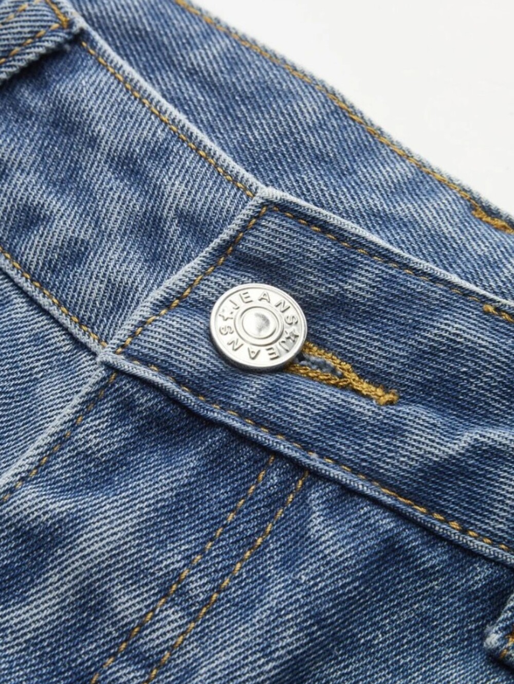 Commense Denium Cargo Jeans Multi Pocket Belted Wide Leg L NWT - Picture 3 of 5